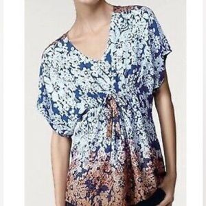 Cabi EUC Vintage Style Floral Ombre Kimono Tunic Size Small